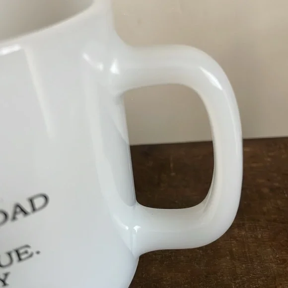 •| glasbake dad milk glass mug - Picture 3 of 4
